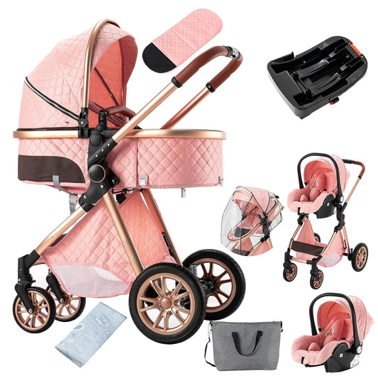 3 in 1 Baby Travel System Reversible Stroller for Newborns
