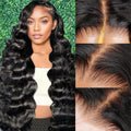 30 Inch Glueless Human Hair Lace Front Wig - Wear and Go