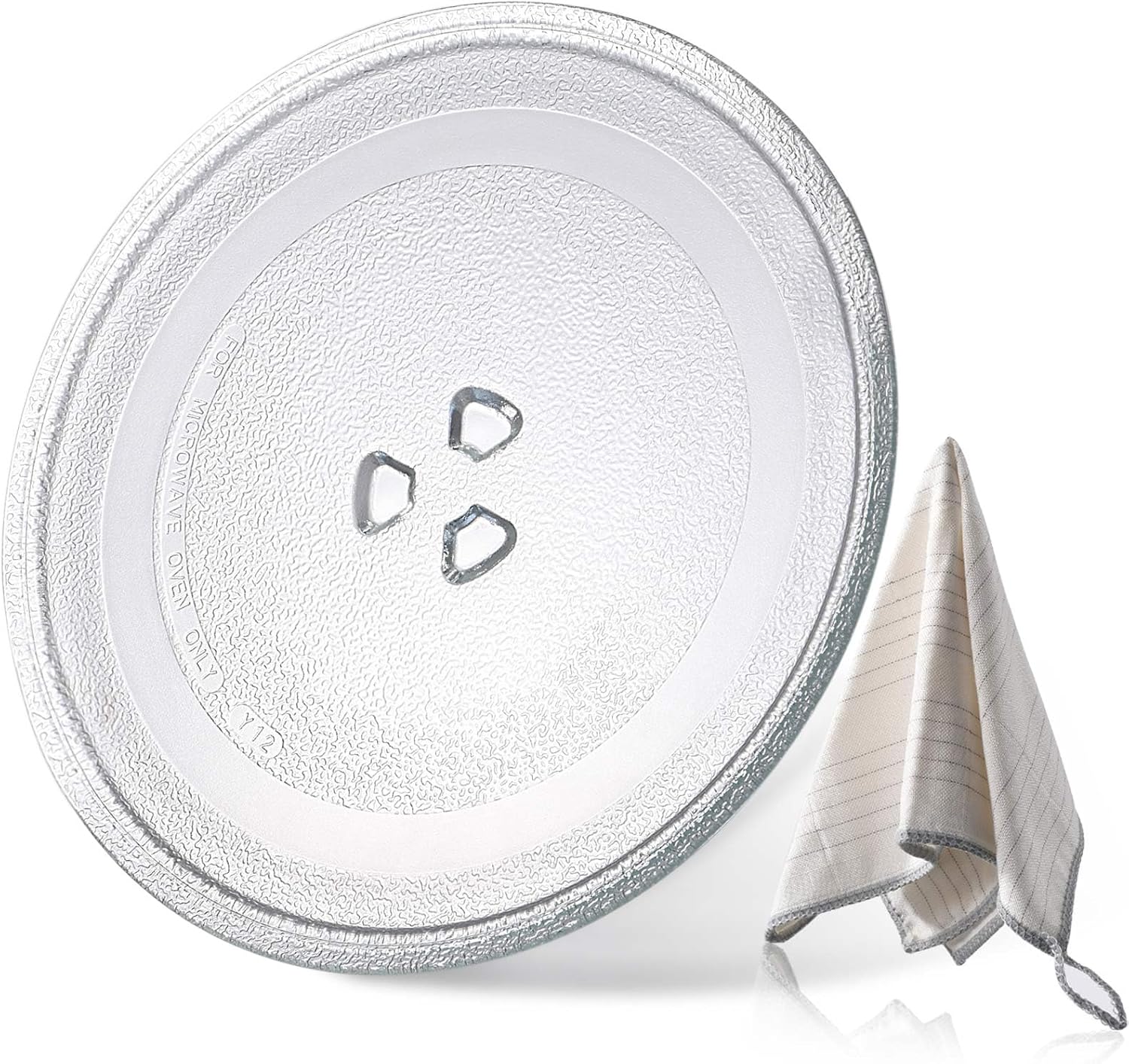 9.6 Microwave Glass Plate - Fits Small Microwaves - Dishwasher Safe