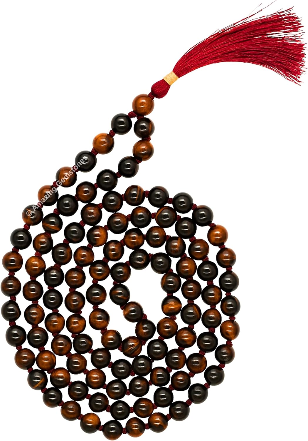 Authentic Gemstone Crystal Mala Beads for Meditation and Mindfulness
