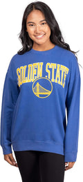 Ultra Game Women's NBA Extra Soft Fleece Distressed Oversized