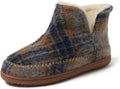 Dearfoams Men's Memory Foam Brixen Ankle Boot Slippers (Style JCHQ)