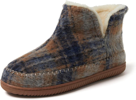 Dearfoams Men's Memory Foam Indoor Slippers for Cozy Comfort