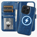 Bocasal iPhone 16 Pro Max Wallet Case Compatible with MagSafe - RFID