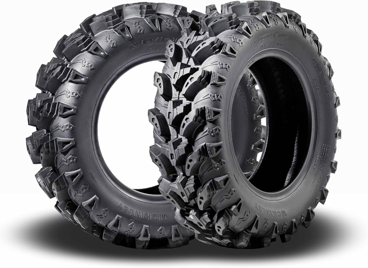 MCKINLEY UTV ATV Tires 27X9-14 6-Ply Super Mud for All Terrain