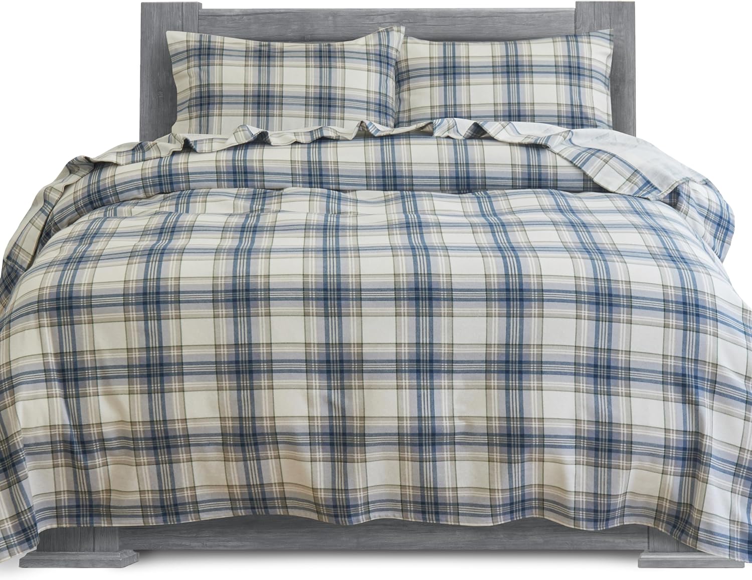 Elegant Comfort Soft 4-Piece 100% Turkish Cotton Flannel Sheet Set