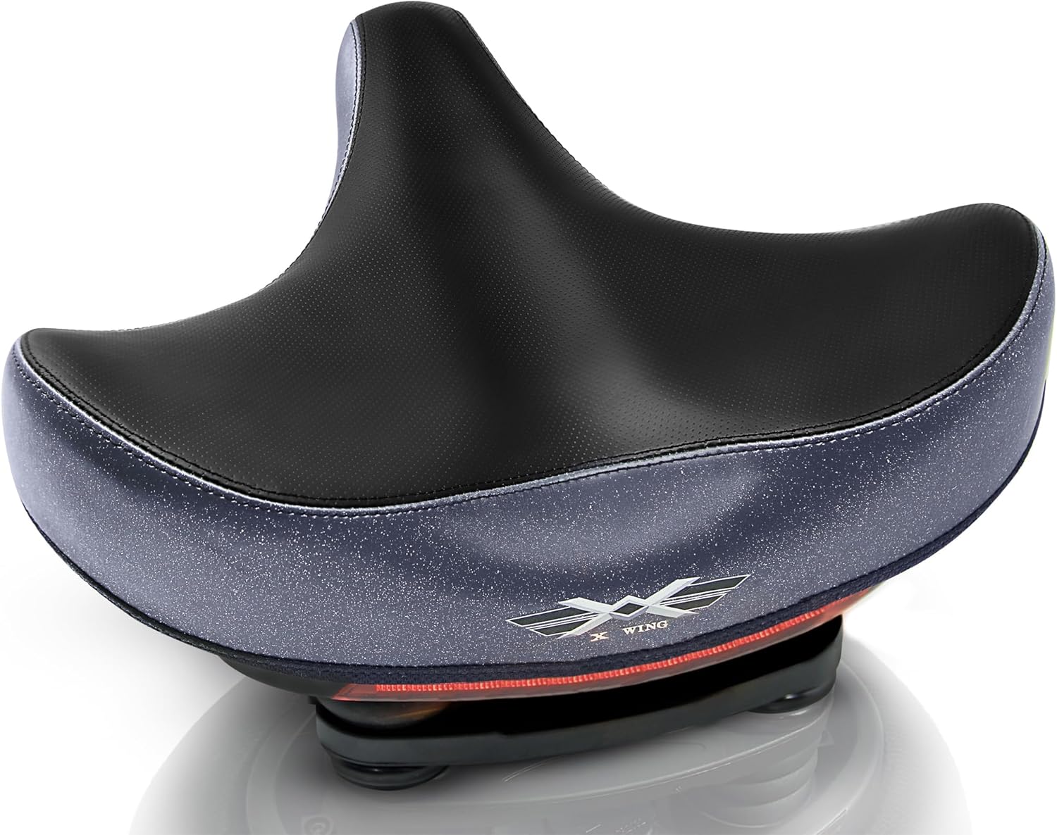 X WING Noseless Bike Seat Cushion for Men & Women - Extra Comfort