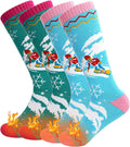 SkiBeaut Kids Knee-high Ski Socks - Warm & Cozy!