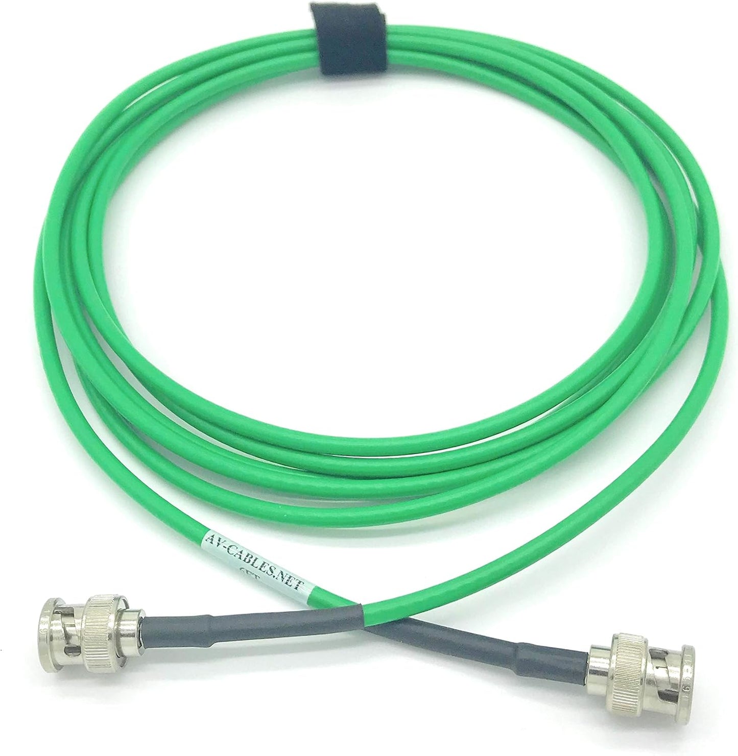 AV-Cables 3G/6G HD SDI Mini RG59 BNC Cable - 75ft Green