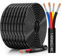 14 Gauge Wire 4 Conductor Electrical Wire - Flexible Waterproof 50FT