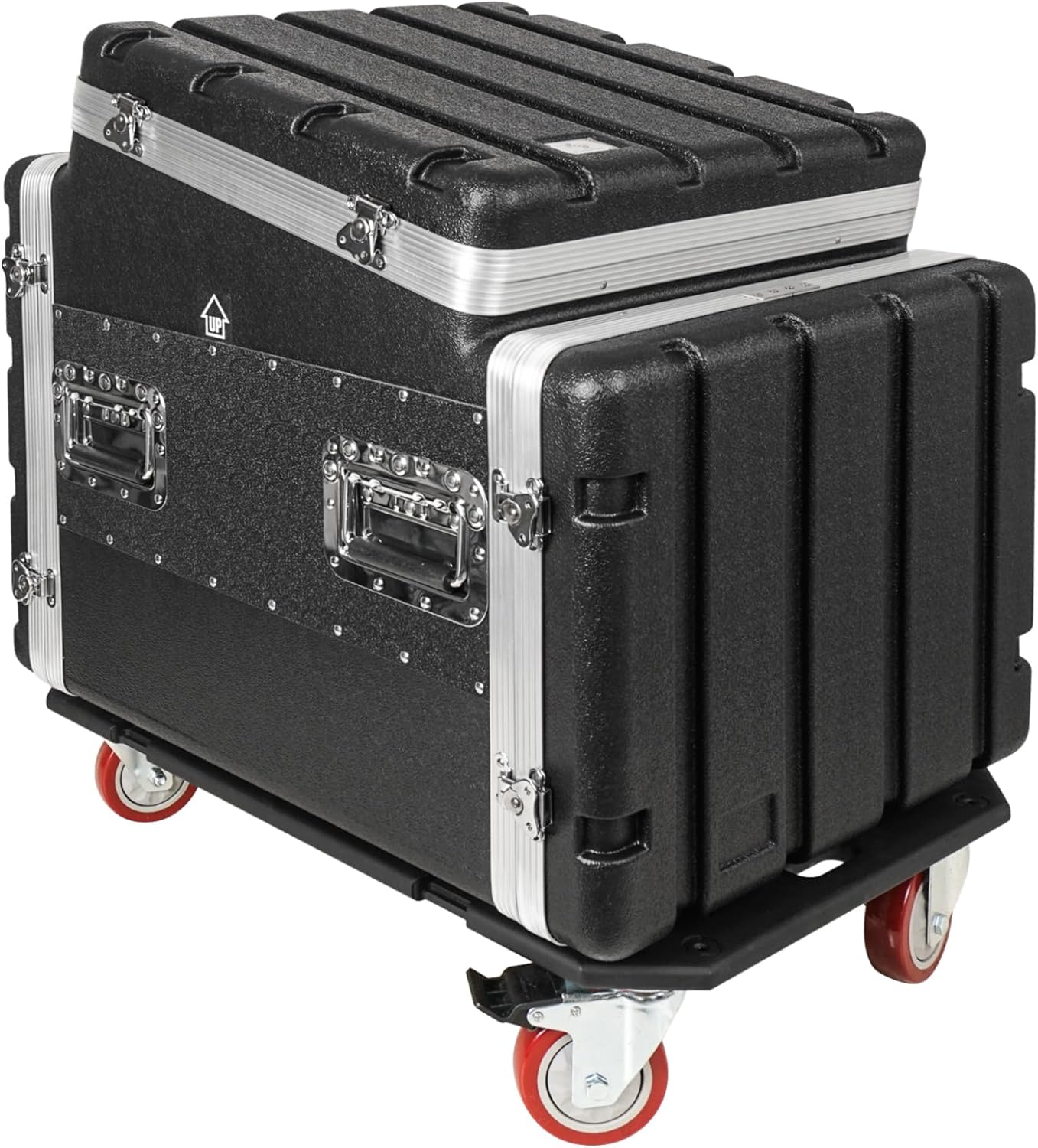 Sound Town Lightweight 8U ATA Rack Case with Slant Mixer Top