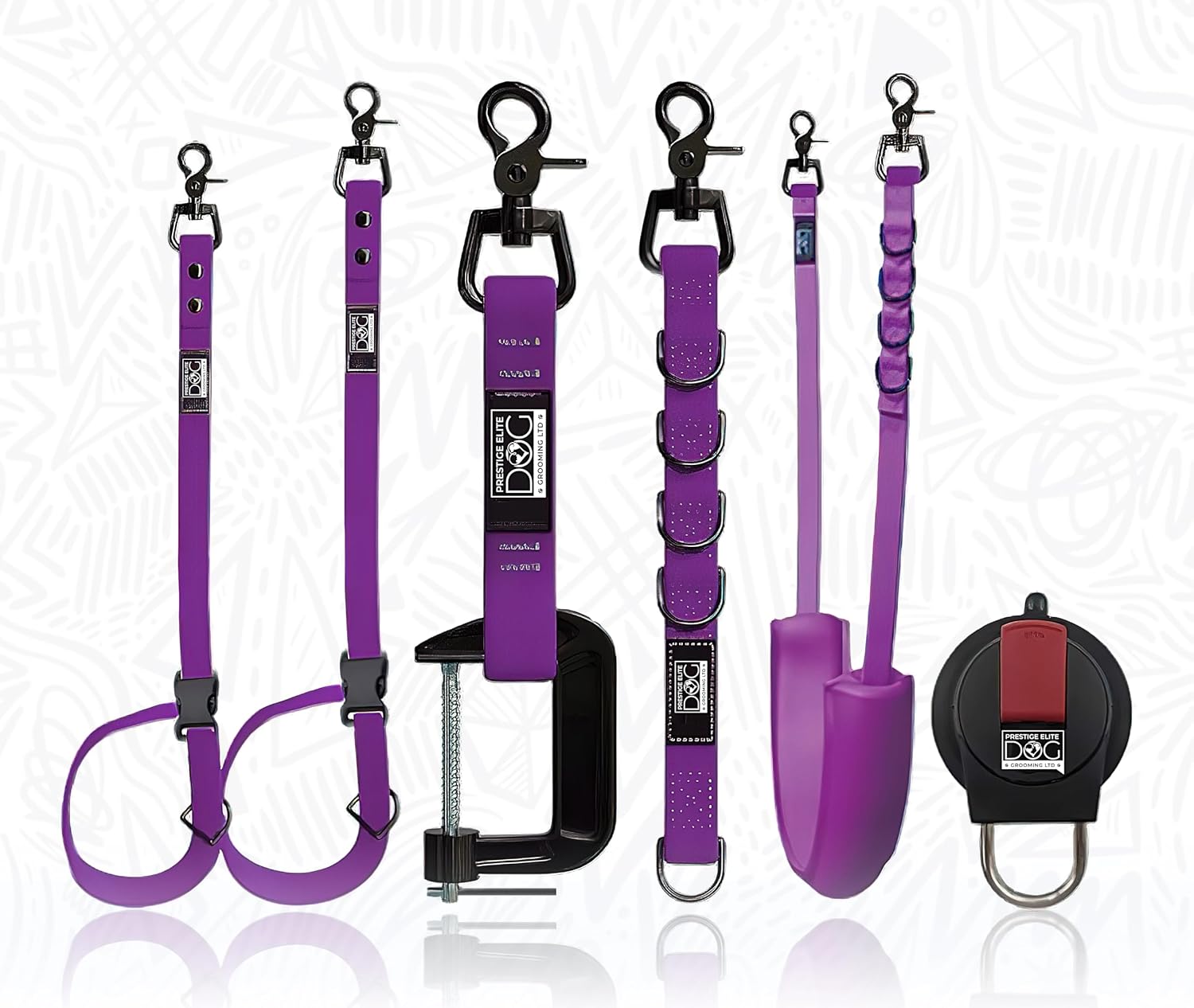 Prestige Elite Dog Grooming Loops Set of 6 for Pet Groomers