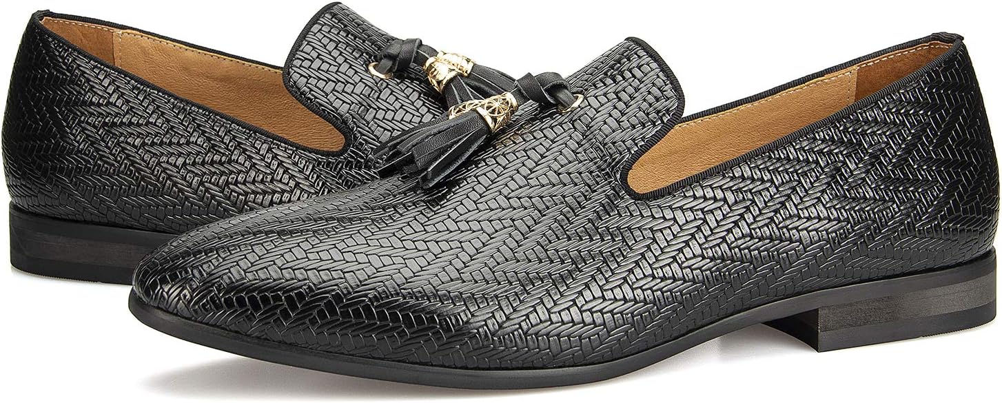 Meijiana Mens Loafers Wedding Dress Shoes for Stylish Occasions