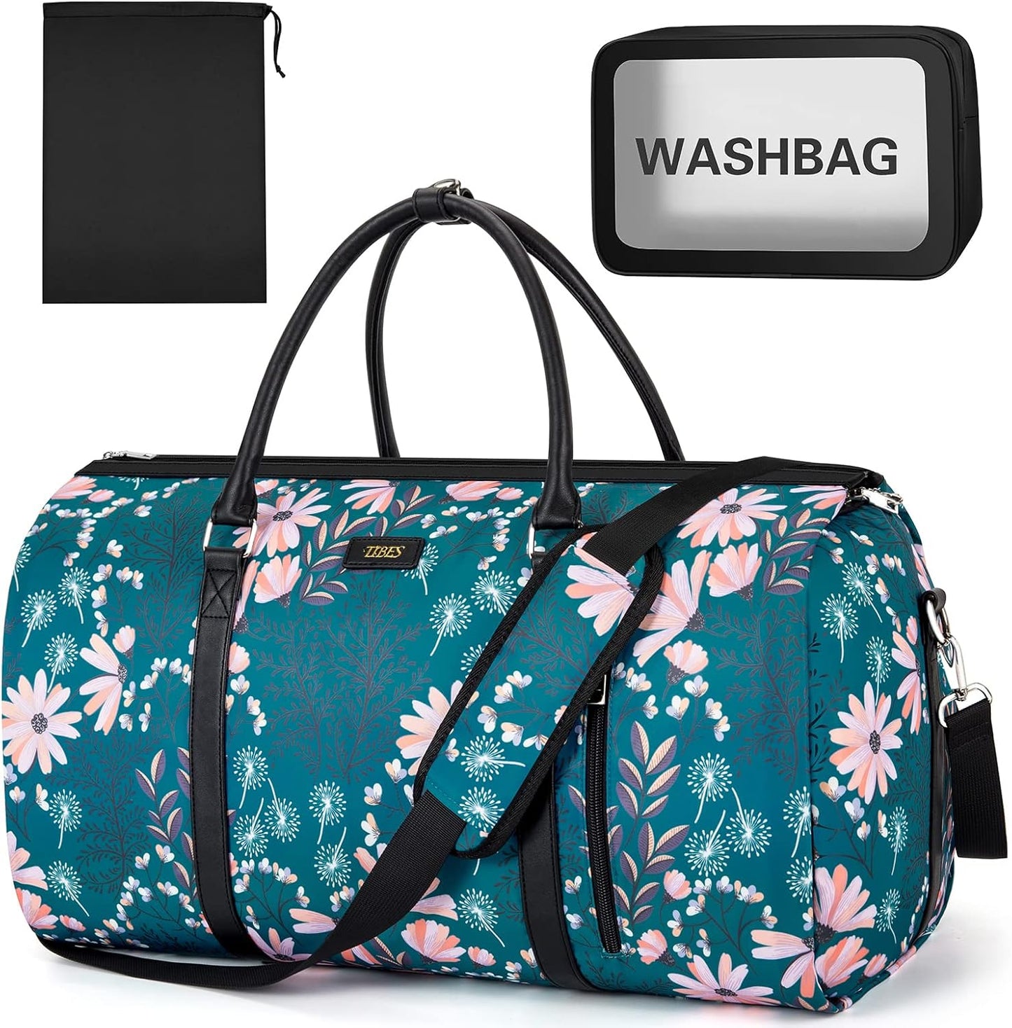 Convertible Garment Bag for Travel - Large 2 in 1 Duffel Bag