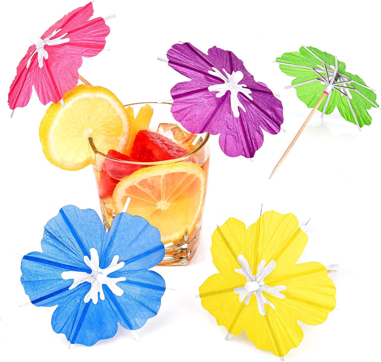 Tropical Party Decor Picks (150 pcs) by Newtay