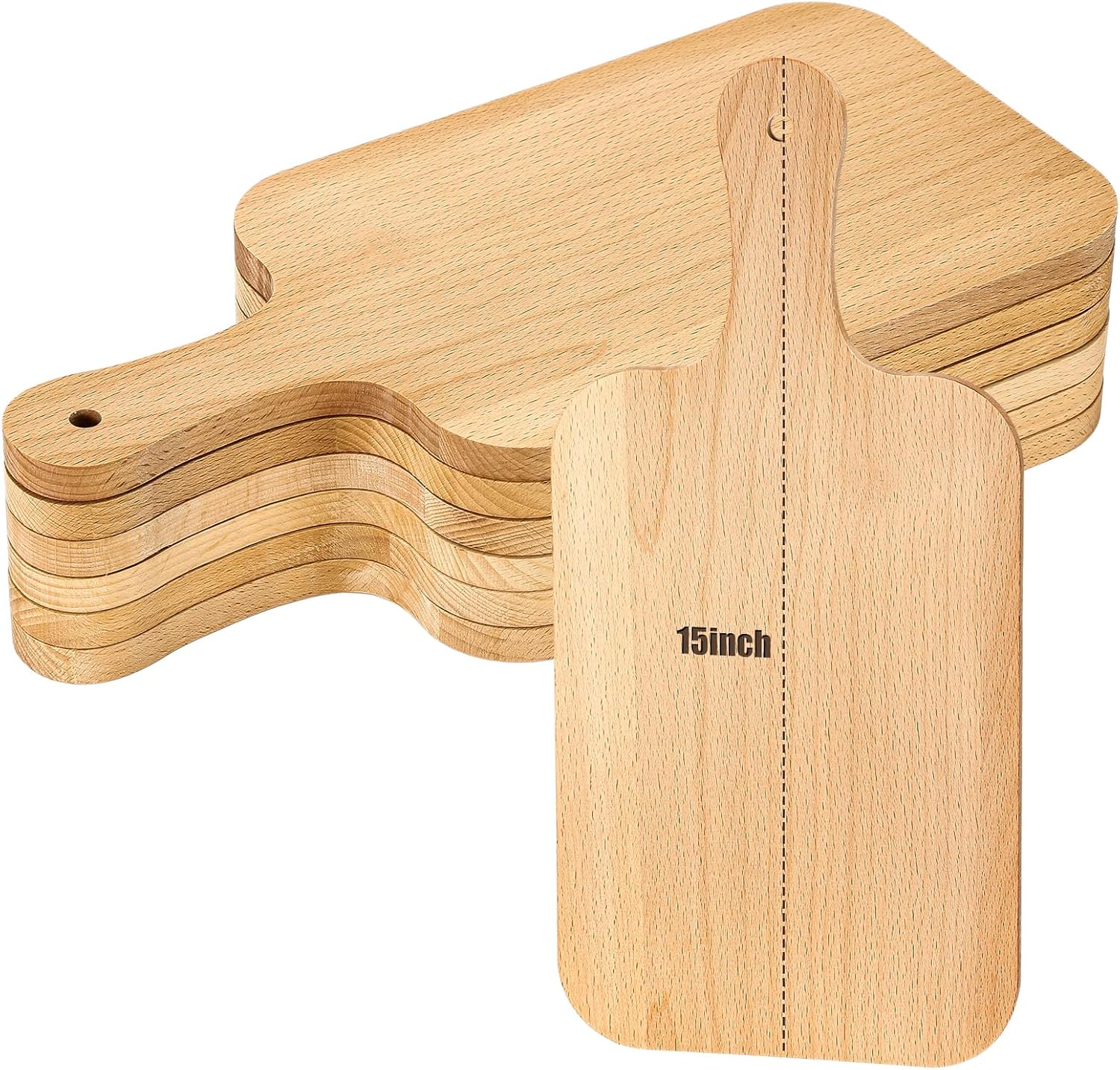 Thick Wooden Cutting Boards Set for Chopping and Serving Needs