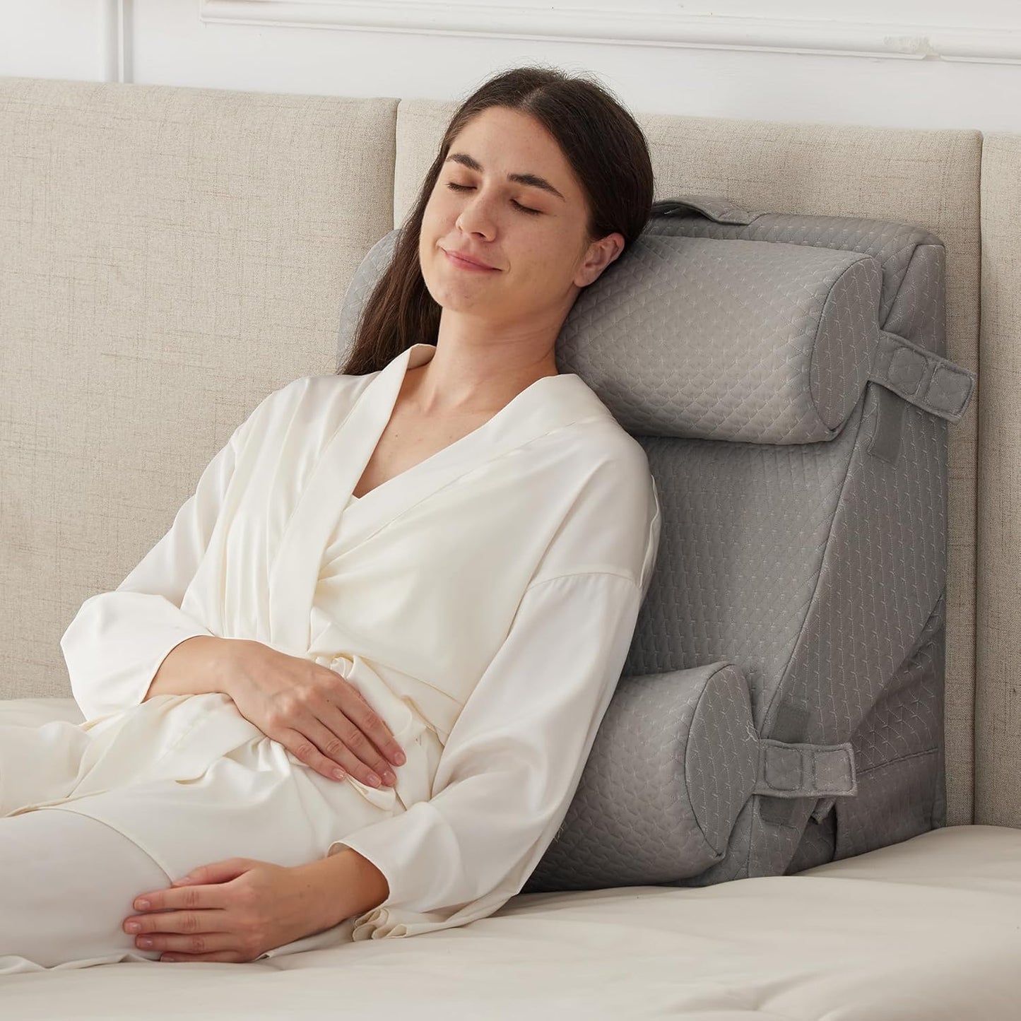 4PCS Wedge Pillow Set for After Surgery, Adjustable Support