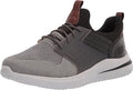 Skechers Men's Delson 3.0 Cicada Sneaker - Knitted Slip On Comfort