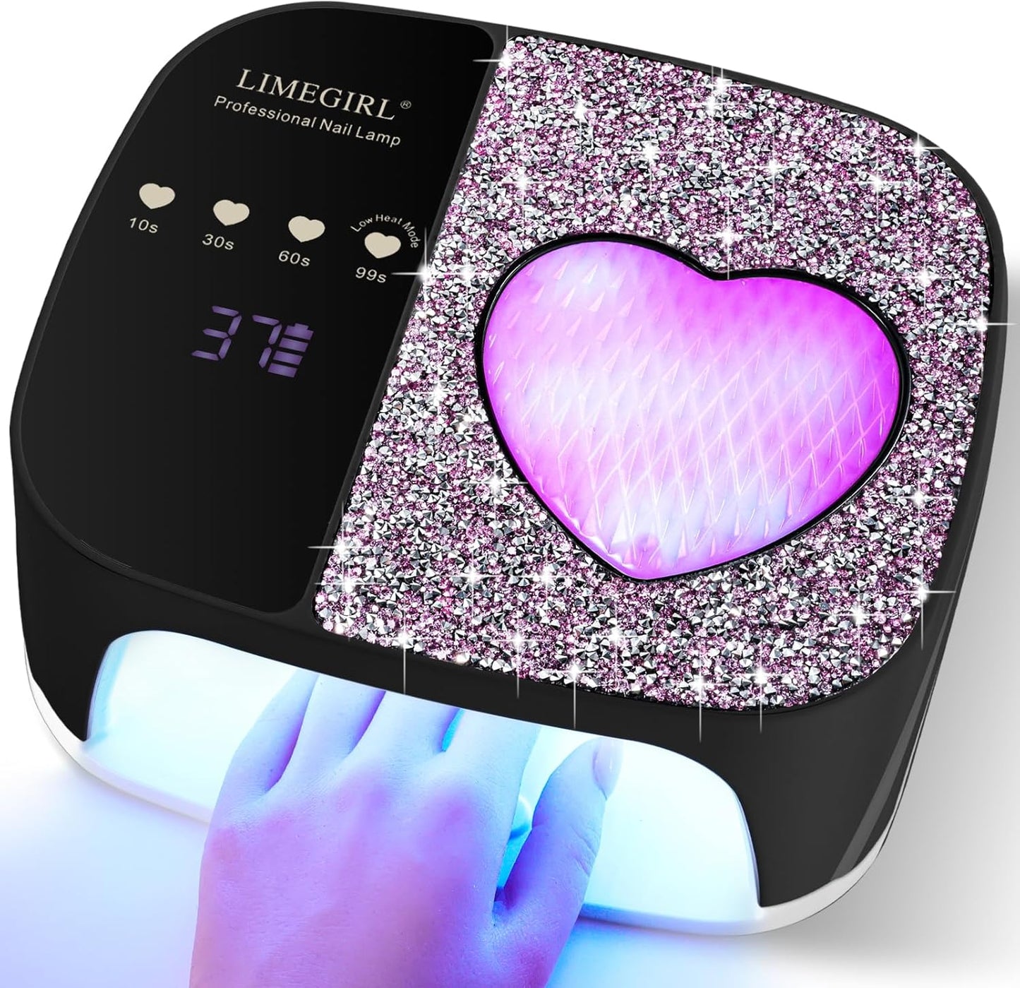 LIMEGIRL UV LED Nail Lamp Kit for Fast Curing Gel Polish