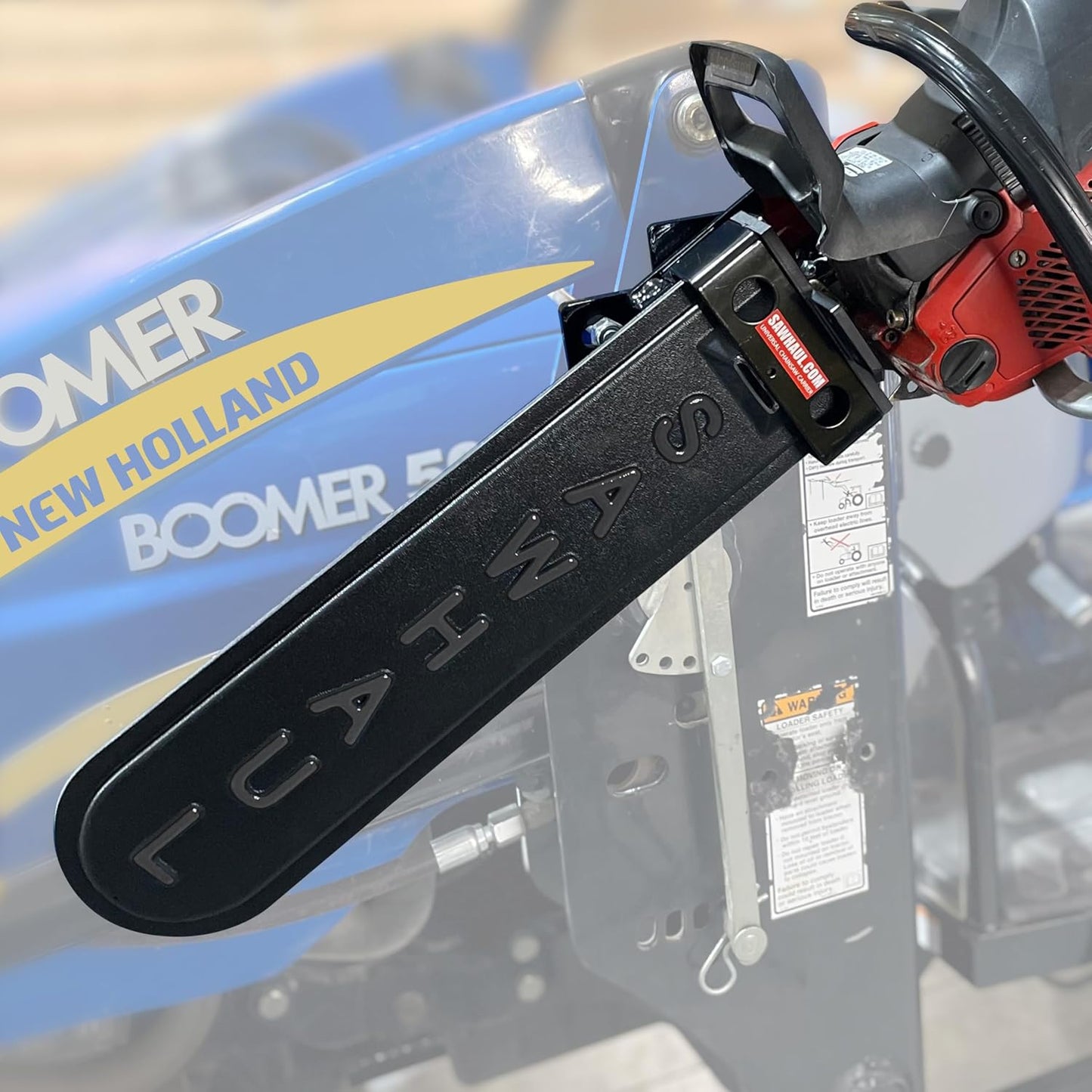 SawHaul Snap-Lok Universal Chainsaw Carrier Kit for Easy Transport