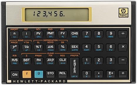 HP 12C Financial Calculator for Professionals and Students