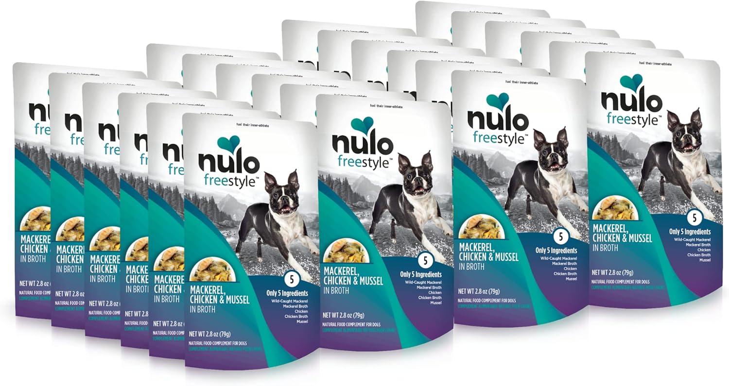 Nulo Freestyle Mackerel, Chicken & Mussel Dog Food Topper