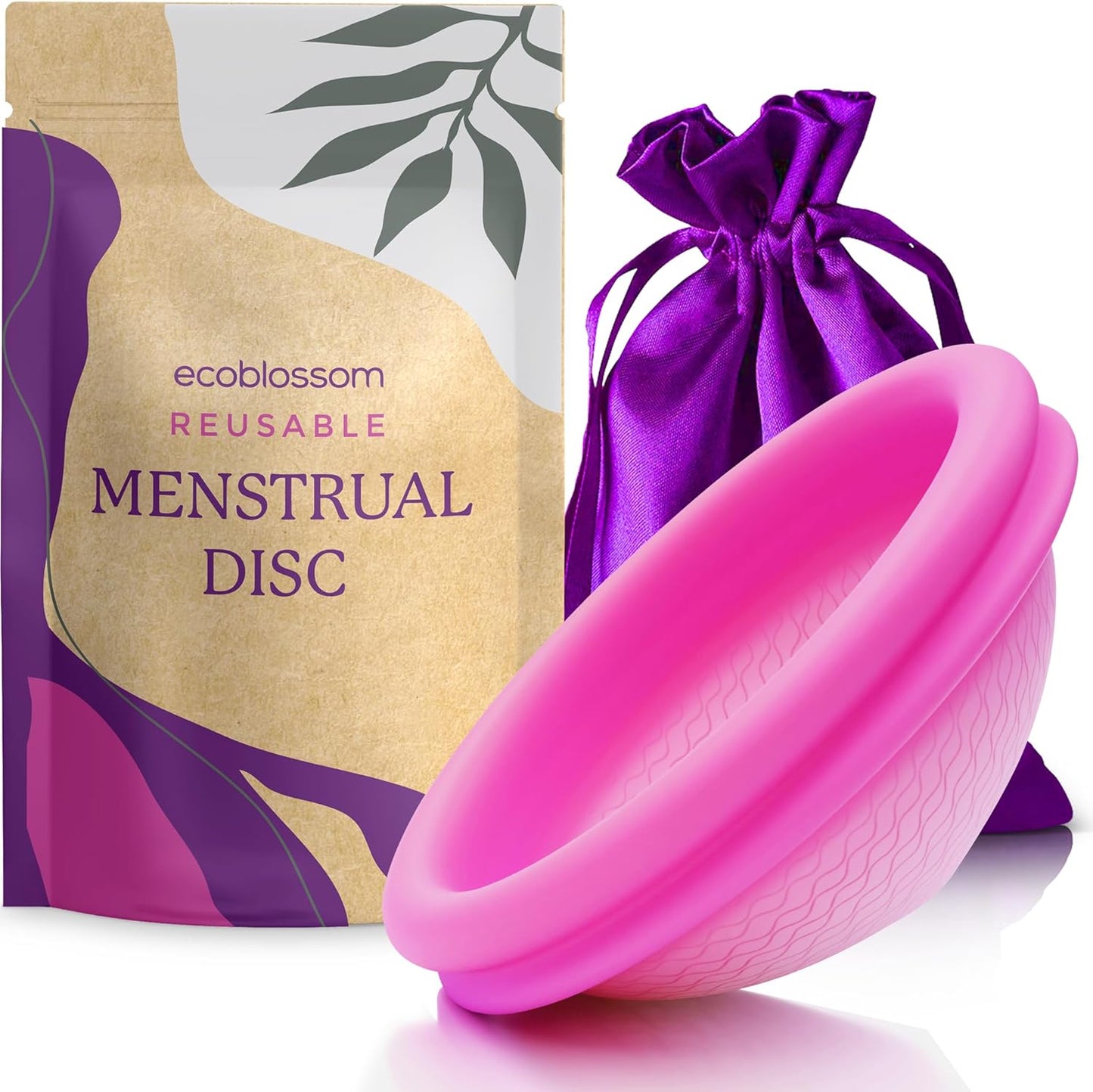 Soft & Eco-Friendly Menstrual Disc - Leak-Free Comfort