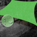 SUNNY GUARD Waterproof Sun Shade Sail 8ft x 9ft Lemon Green - Durable