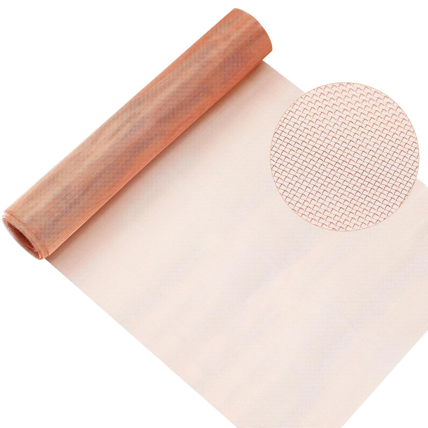 36 Inch Copper Mesh Screen Roll for Grounding and Crafts