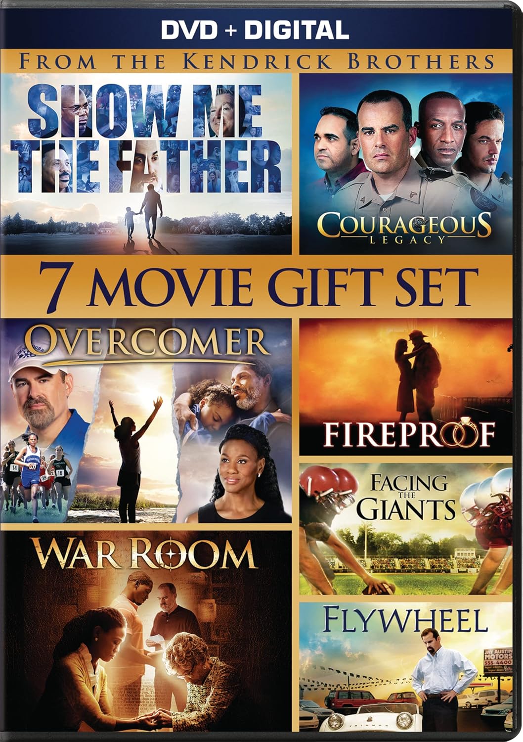 Courageous DVD Set - Facing the Giants, Fireproof, and More
