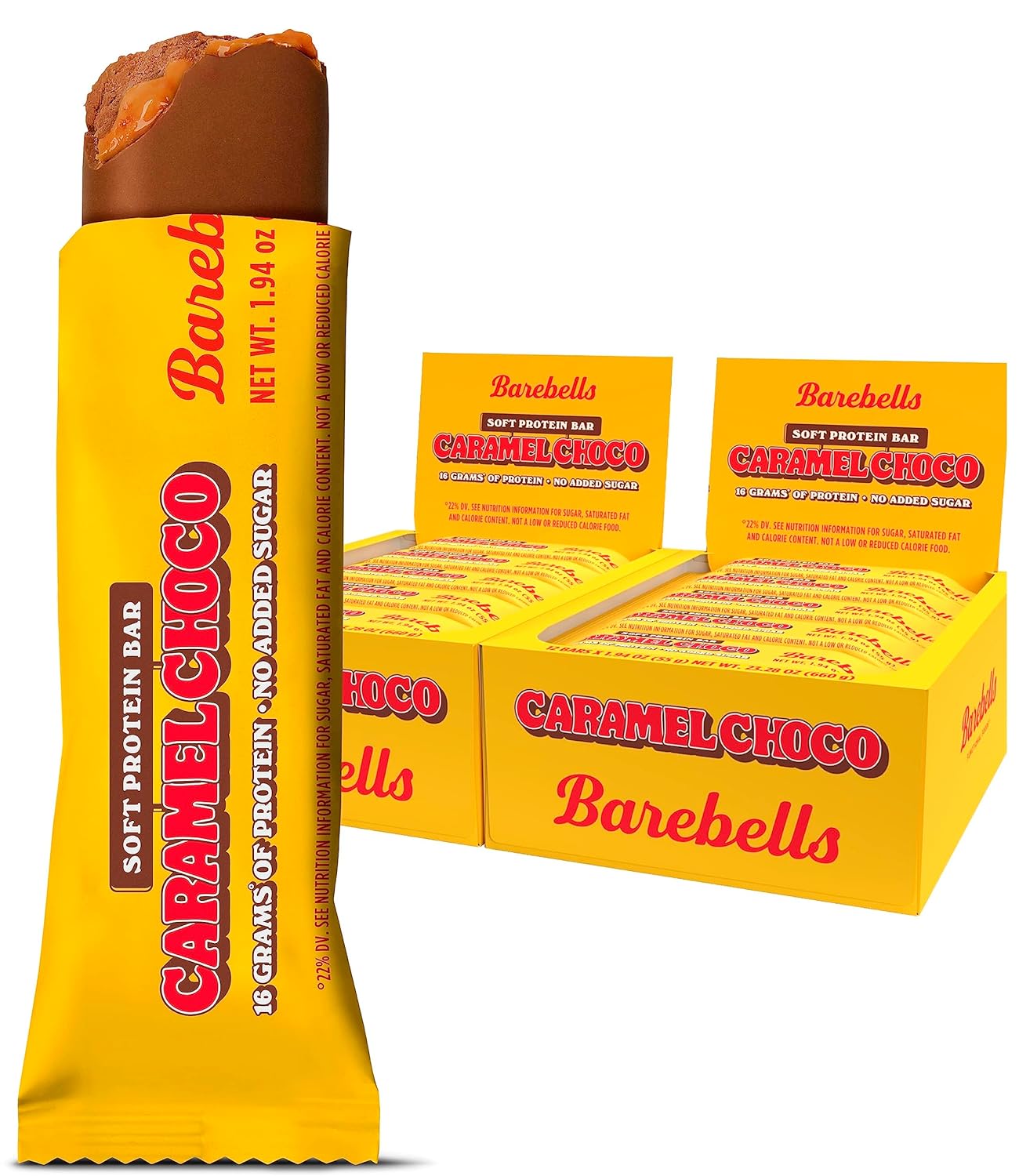 Barebells Soft Protein Bars Caramel Choco - Delicious Snack