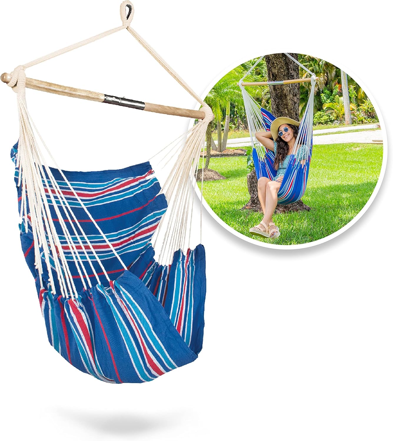 Ultimate Comfort: Bliss Hammocks Patriotic Hammock Chair