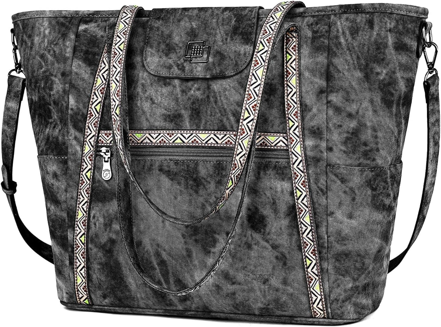 FADEON Large Laptop Tote Bag for Women - Stylish & Versatile