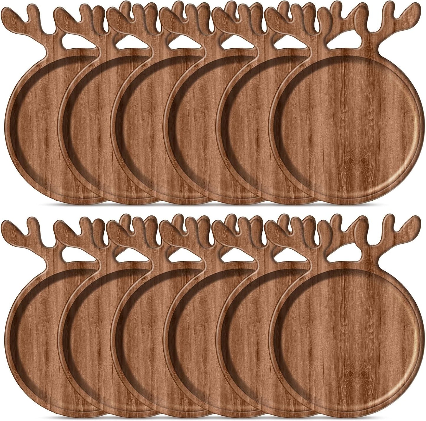 12 Pcs Christmas Appetizer Platter Set for Festive Gatherings
