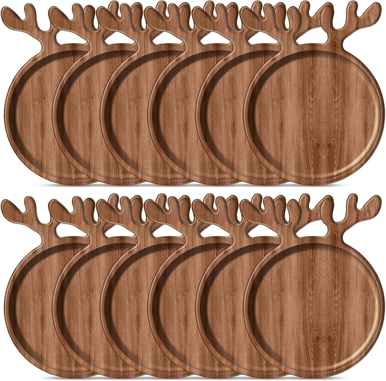 12 Pcs Christmas Appetizer Platter Set for Festive Gatherings