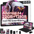 Android Tablet 2025 10.1in FHD IPS Tablet - Android 14 Performance