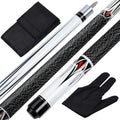 Pool Cue Stick 58 in Maple Billiard Cue - Balanced 20 oz Playing Stick