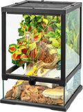 18x12x12 12 Gallon Glass Reptile Tank Front Opening Terrarium - Clear
