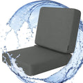 Favoyard Outdoor Deep Seat Cushion Set - Rainproof 24 x 24 in