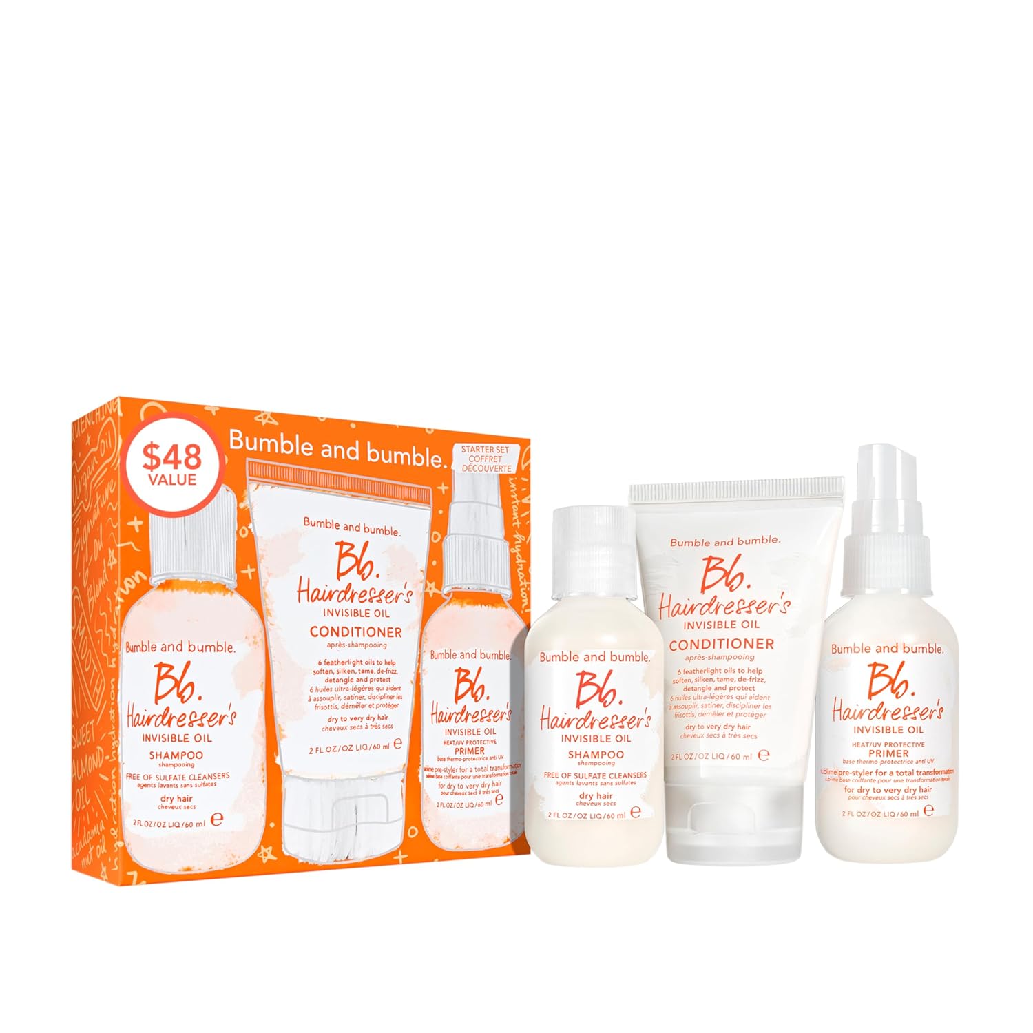 Bumble and bumble. Hairdresser's Invisible Oil Travel Set