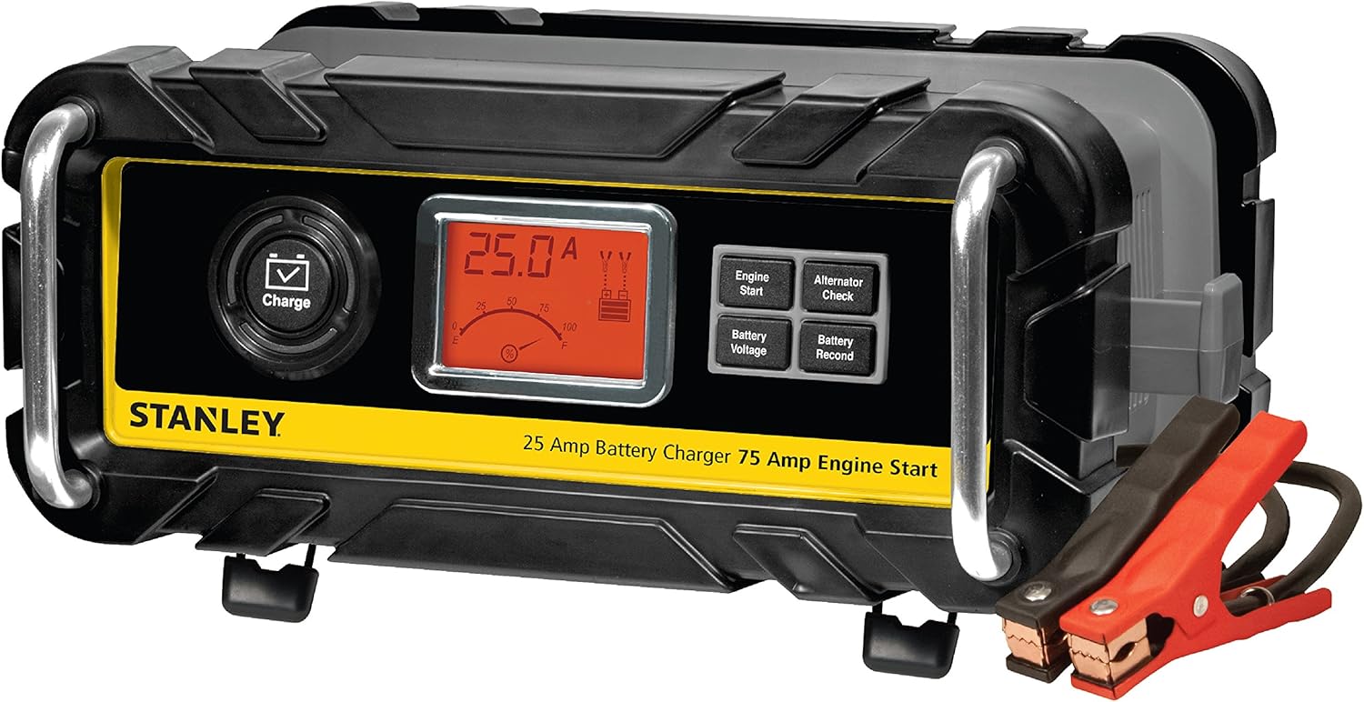 STANLEY BC25BS 12V Smart Charger - Car/Marine Ready