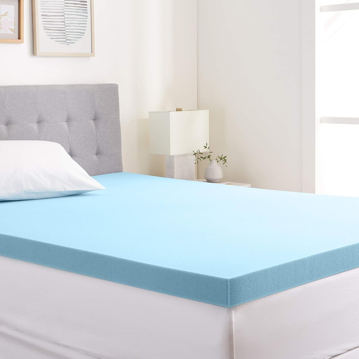 Cooling Gel-Infused King Mattress Topper for Ultimate Comfort
