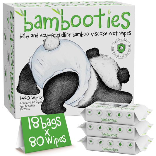 Bamboo Baby Wipes for Sensitive Skin - Eco-Friendly and Safe
