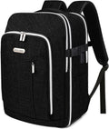 Personal Item Travel Carry On Backpack 25L for Women & Men - USB Port