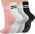 Non-Slip Pilates Socks for Women - 4 Pairs