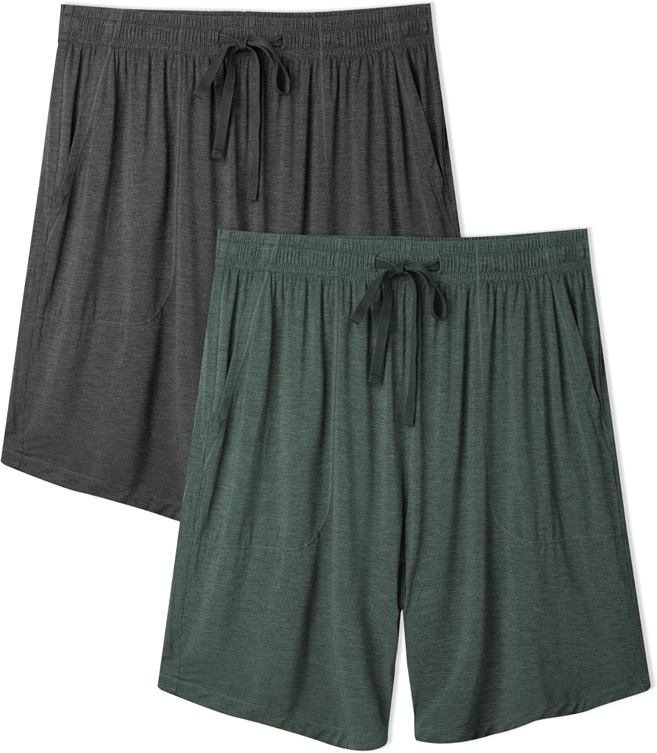 Mens Pajama Shorts Bamboo Rayon Sleep Shorts for Ultimate Comfort