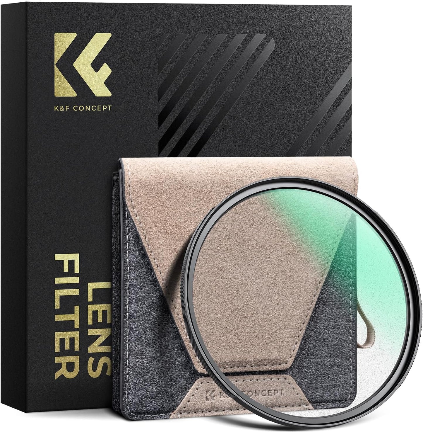 K&F CONCEPT 82mm Black Diffusion Filter for Cinematic Effects