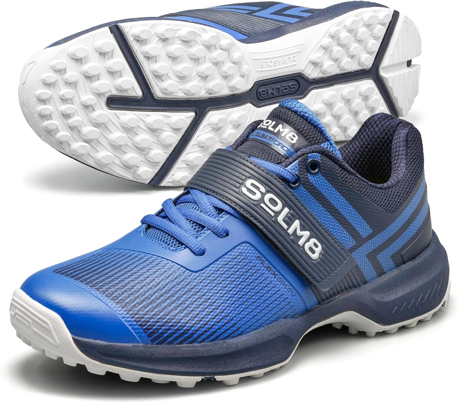 SOLM8 S8 3.0 Cricket Shoes - Performance Rubber Cleats for Turf