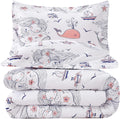 JSD Mermaid Full Comforter Set for Girls - Soft Ocean Theme Full Size