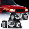 Nilight Headlight Assembly for 2001-2011 Ford Ranger - Clear Reflector